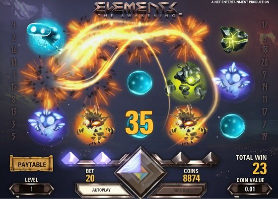 Elements the awakening Tumbling Reels