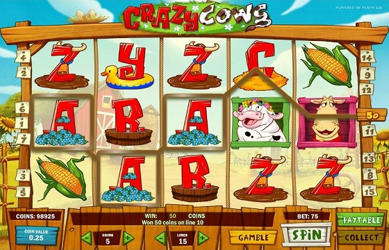 Crazy Cows (Play’n Go) - animla slots