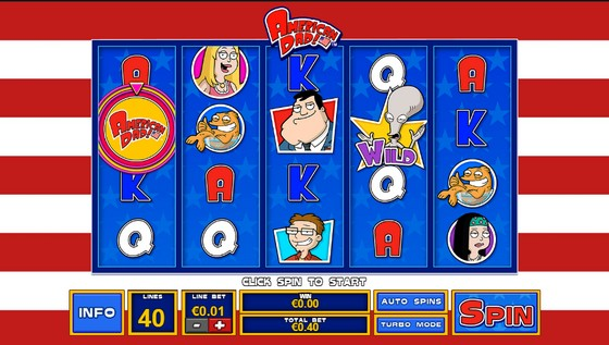 american dad - bonus wheel slots