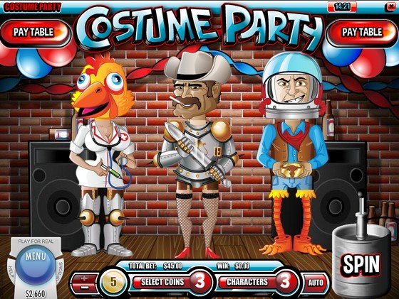 Rival Slots Costume Party