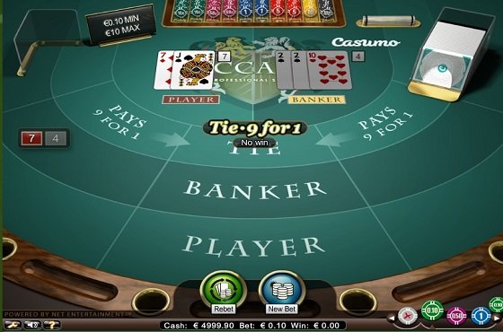 best Baccarat software - NetEnt Baccarat
