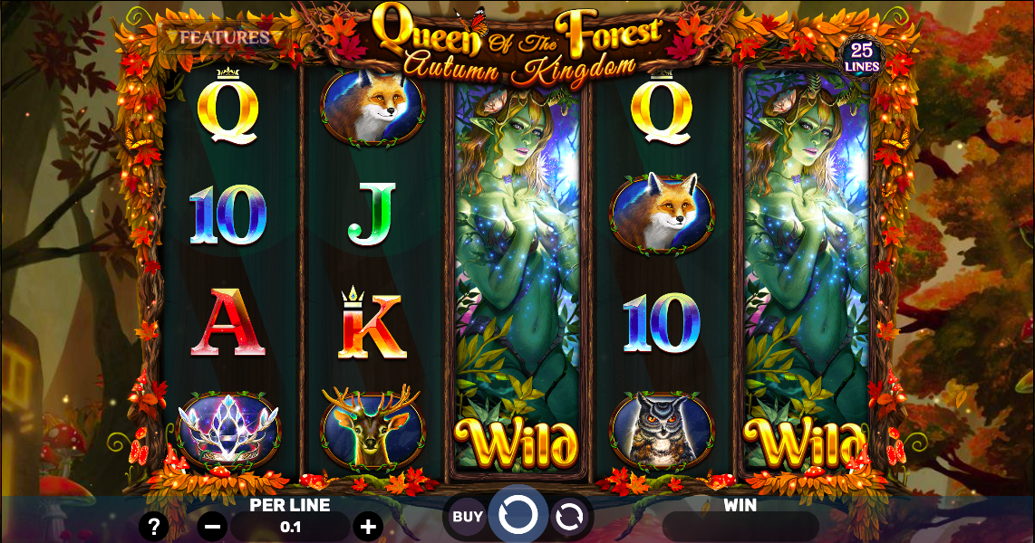 Queen of the Forest–Autumn Kingdom - Best Fall Slot Game