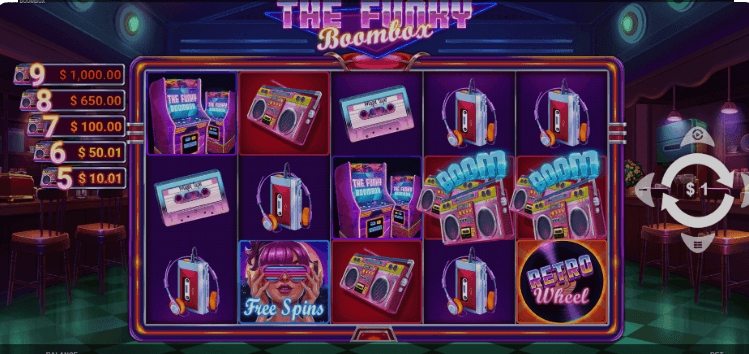 The Funky Boombox - funky slots