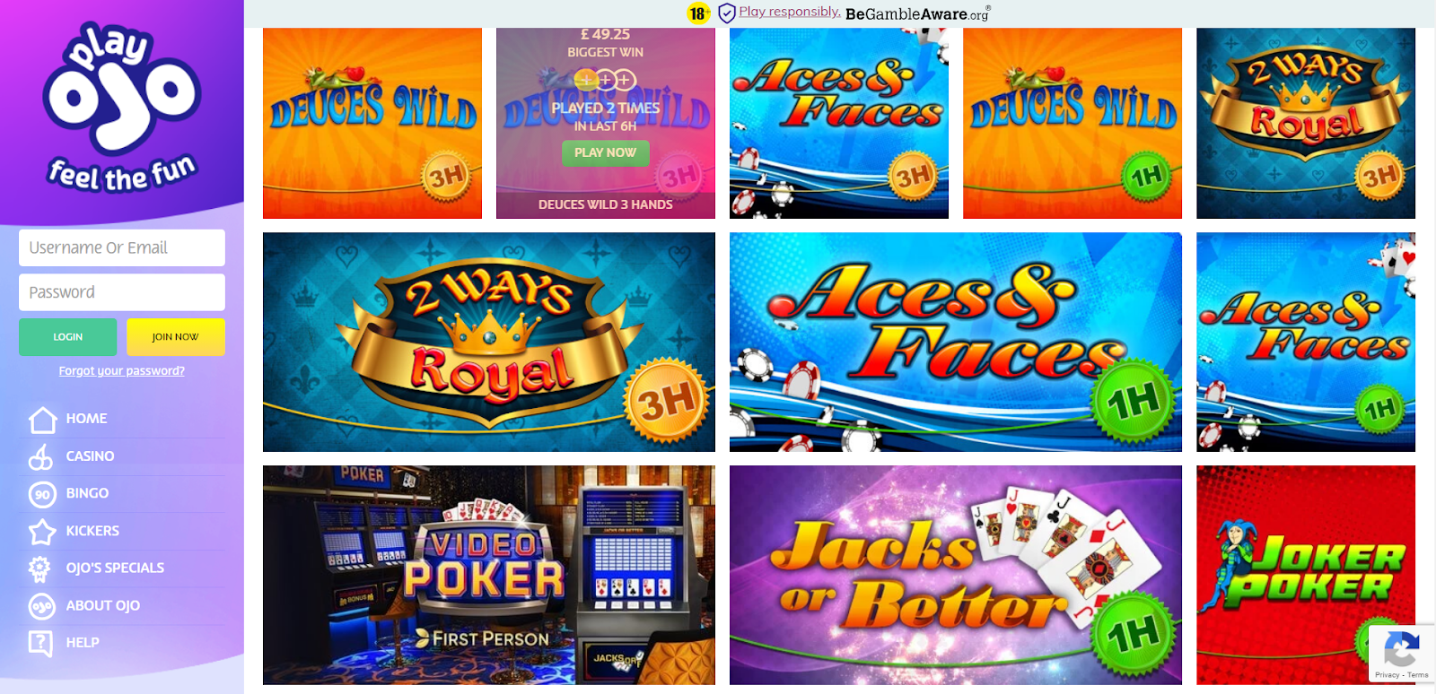 winning poker hands - playojo casino